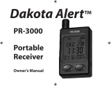 Dakota Alert PR-3000 Portable Receiver User manual