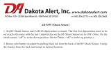 Dakota Alert Inc. Stud Sensor Shock Sensor User manual