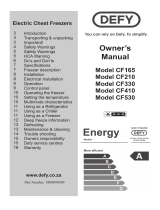 Defy CF210 User manual