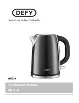 Defy WK630 User manual