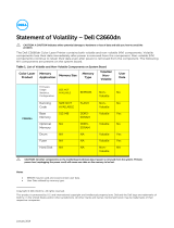 Dell C2660dn Statement of Volatility