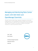 Dell OpenManage Essentials Version 1.0 Important information