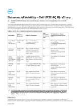 Dell UP3214Q Monitor Statement of Volatility