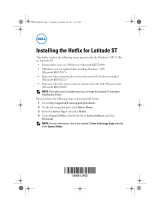 Dell Latitude ST User guide
