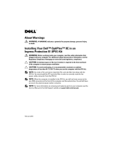 Dell OptiPlex XE Installation guide