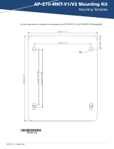 Dell W-IAP274/275 AP-270-MNT-V1/V2 User manual