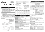 Delta Electronics Analog Output Module DVP02DA-S User manual