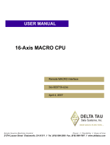 Delta Tau 16-AXIS User manual