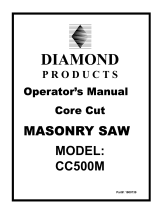 Diamond Products CC500M User manual