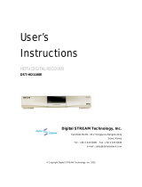 Digital Stream DEXUS DST-HD1100E User manual