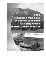 Dimension One Spas Home Hot Tubs User manual