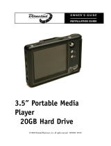 Directed Electronics Portable Media Player User manual