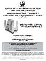 DryGuy WIDE-BODYTM DG00011 User manual