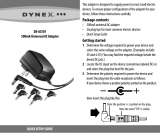Dynex Universal AC/DC Power Adapter Quick setup guide