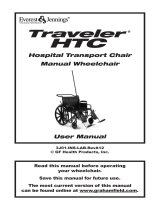 E&J -Everest&Jennings Wheelchair Traveler HTC User manual