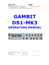 Edelweiss DS1-MK3 User manual