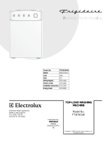 Electrolux FRIGIDAIRE FTW3014KW0 User manual
