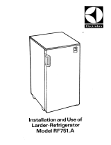 Electrolux RF751 User manual