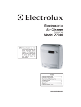 Electrolux Z7040 User manual