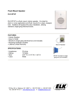 Elk Products EL-SP12F User manual