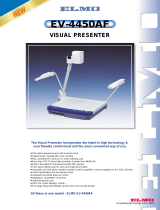 Elmo Visual Presenter EV-4450AF User manual