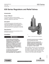 Emerson 630 Regulator User manual