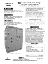 Emerson 7000 Series User manual