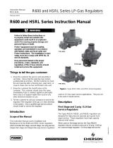 Emerson HSRL Series Second-Stage Regulator User manual