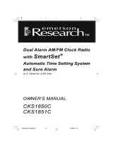 Emerson SMARTSET CKS1850C User manual