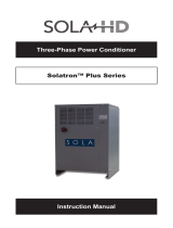 Emerson SOLATRON Plus Three Phase Power Conditioners User manual