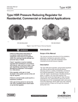 Emerson Type HSR Pressure Regulators User manual