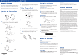 Epson ELPDC20 Document Camera Quick start guide