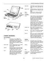 Epson ActionNote 700 User manual