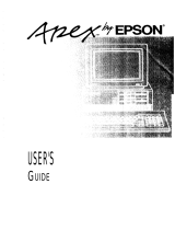 Epson Apex User manual