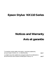 Epson Stylus NX110 User manual