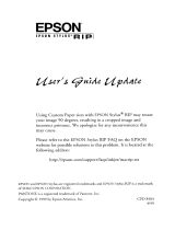 Epson StylusRIP Adobe PostScript Software for Windows and Macintosh User manual