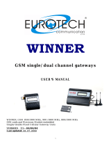 Eurotech Appliances Winner User manual