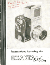 Exakta 6 x 6cm Operating instructions