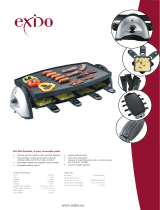 Exido Raclette-grill 243-045 User manual