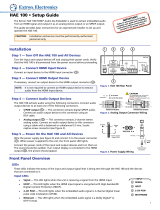 Extron Extron Electronics Switch 100 User manual