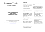 Famous Trails MD3005 User manual