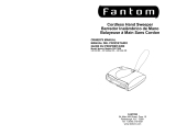 Fantom Vacuum FM1705K User manual