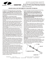 FIELD CONTROLS AN-135 Thermistor Probe User manual