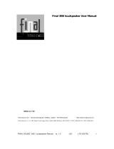 Final Sound Final 300i User manual