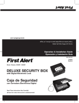 First Alert Digital Security Box User manual