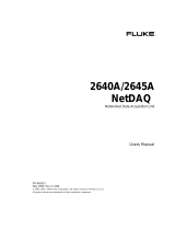 Fluke 2640A User manual