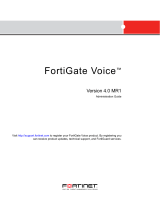 Fortinet 4.0 MR1 User manual