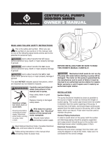 Franklin Pump Systems DDD Series User manual