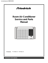 Friedrich CP06E10 User manual