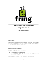 Fring for Windows Mobile - 3.24 User guide